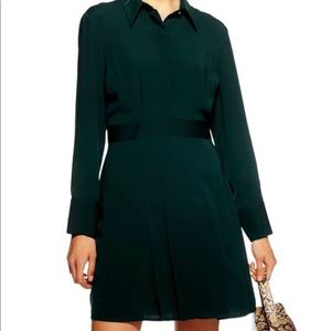 Topshop Pleated Mini Dress